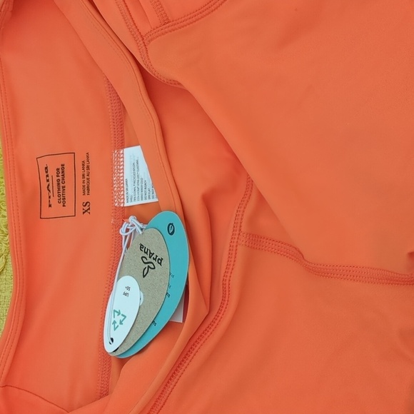 Prana Chantel Nespola Orange Athletic Swim Shorts Xs UPF 50+ - Picture 5 of 6